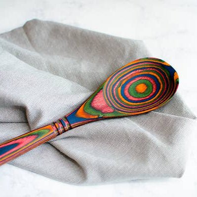 Rainbow Pakka Spoon - Merry PigletsIsland Bamboo