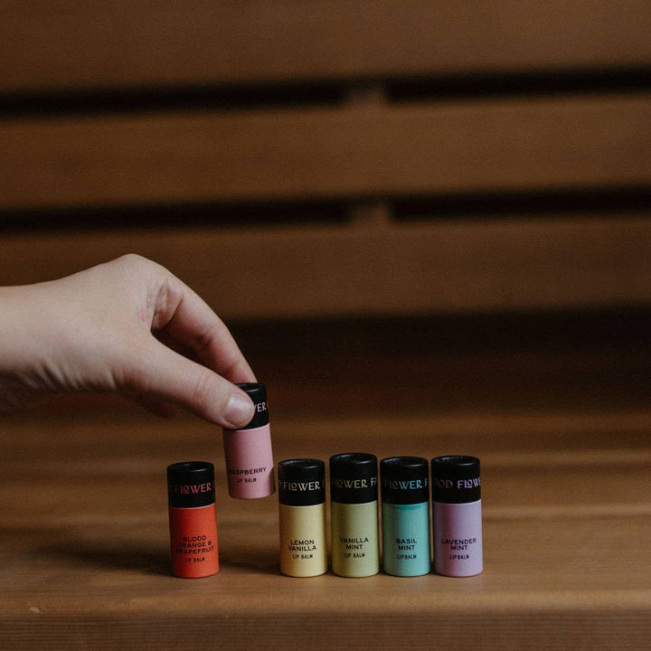 Raspberry Organic Lip Balm - Merry PigletsGood Flower Farm