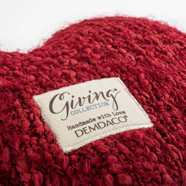 Red Giving Heart Pillow - Merry PigletsDEMDACO