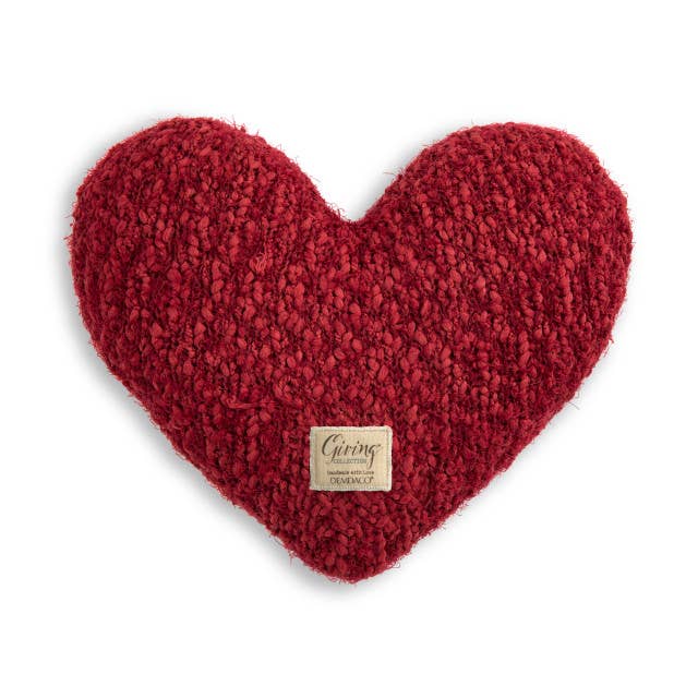 Red Giving Heart Pillow - Merry PigletsDEMDACO