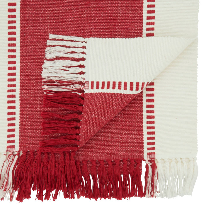 Red Stripe Table Runner - Merry PigletsSaro Lifestyle