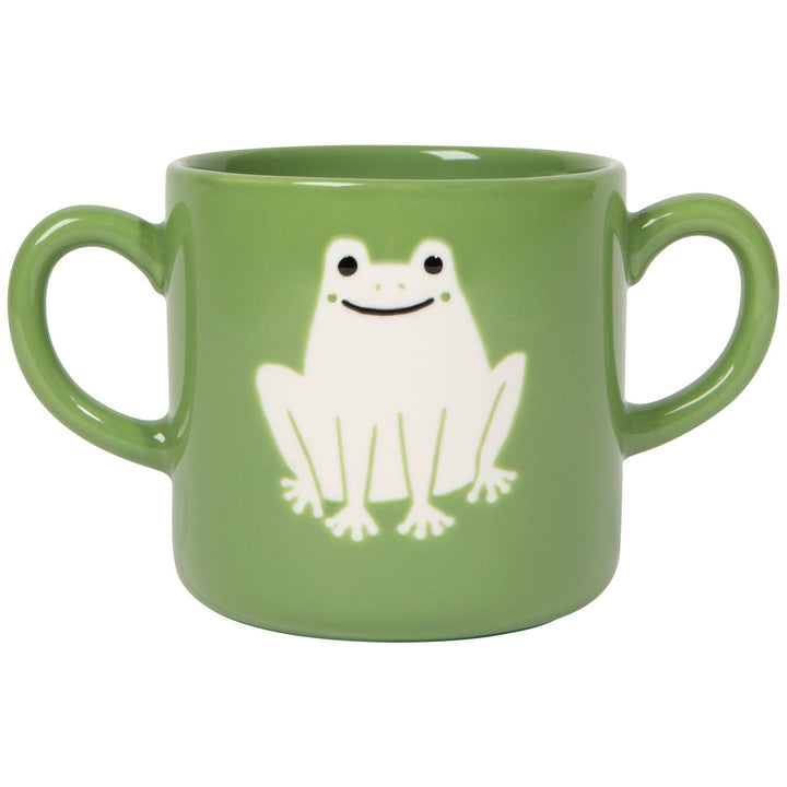 Ribbit Double - Handle Mug - Merry PigletsDanica Jubilee