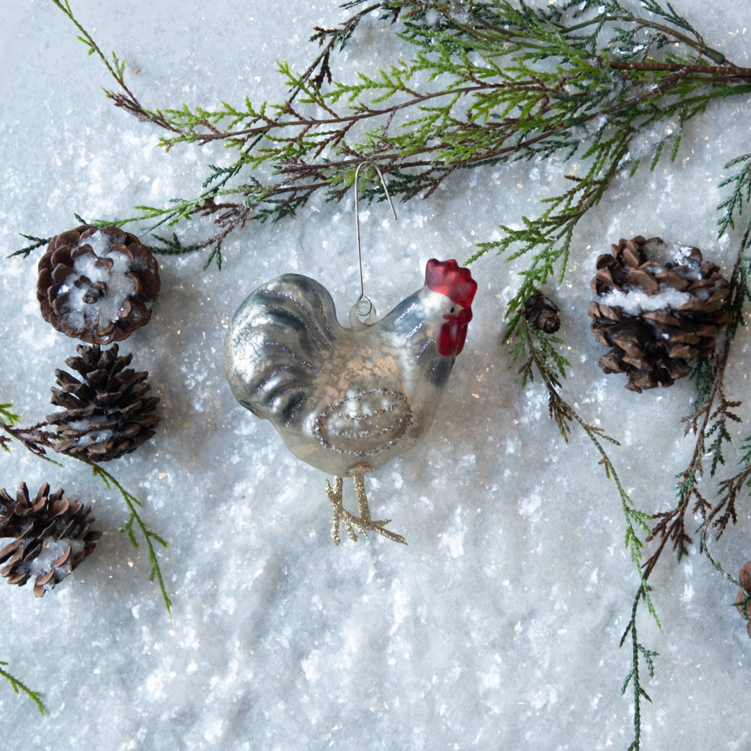 Rooster Ornament - Merry PigletsRagon House