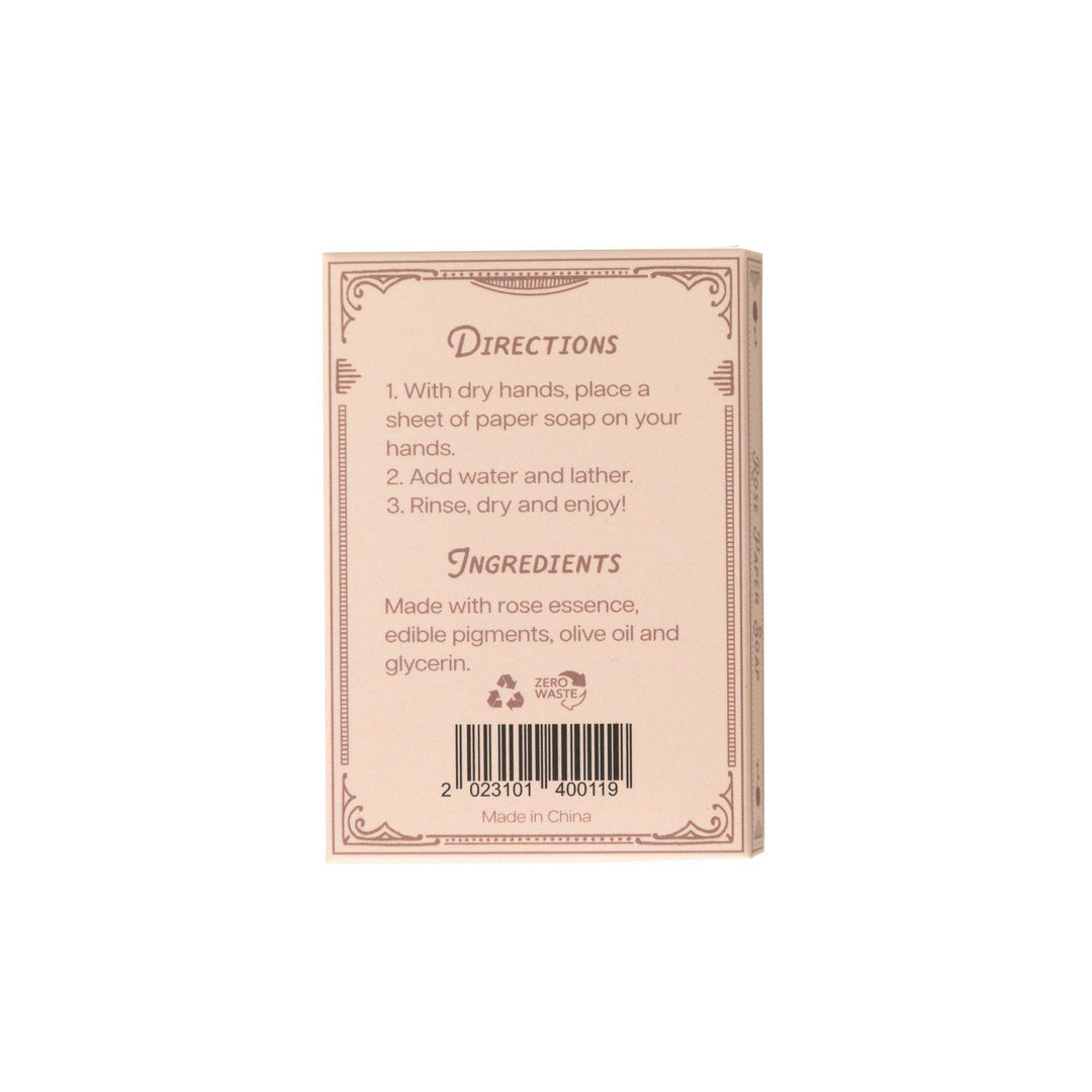 Rose Paper Soap Sheets - Merry Piglets123 Farm