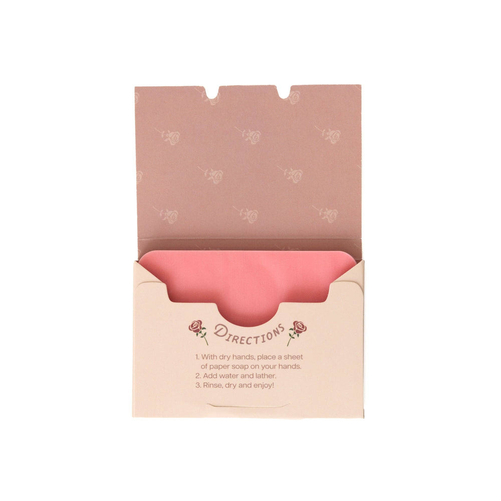 Rose Paper Soap Sheets - Merry Piglets123 Farm
