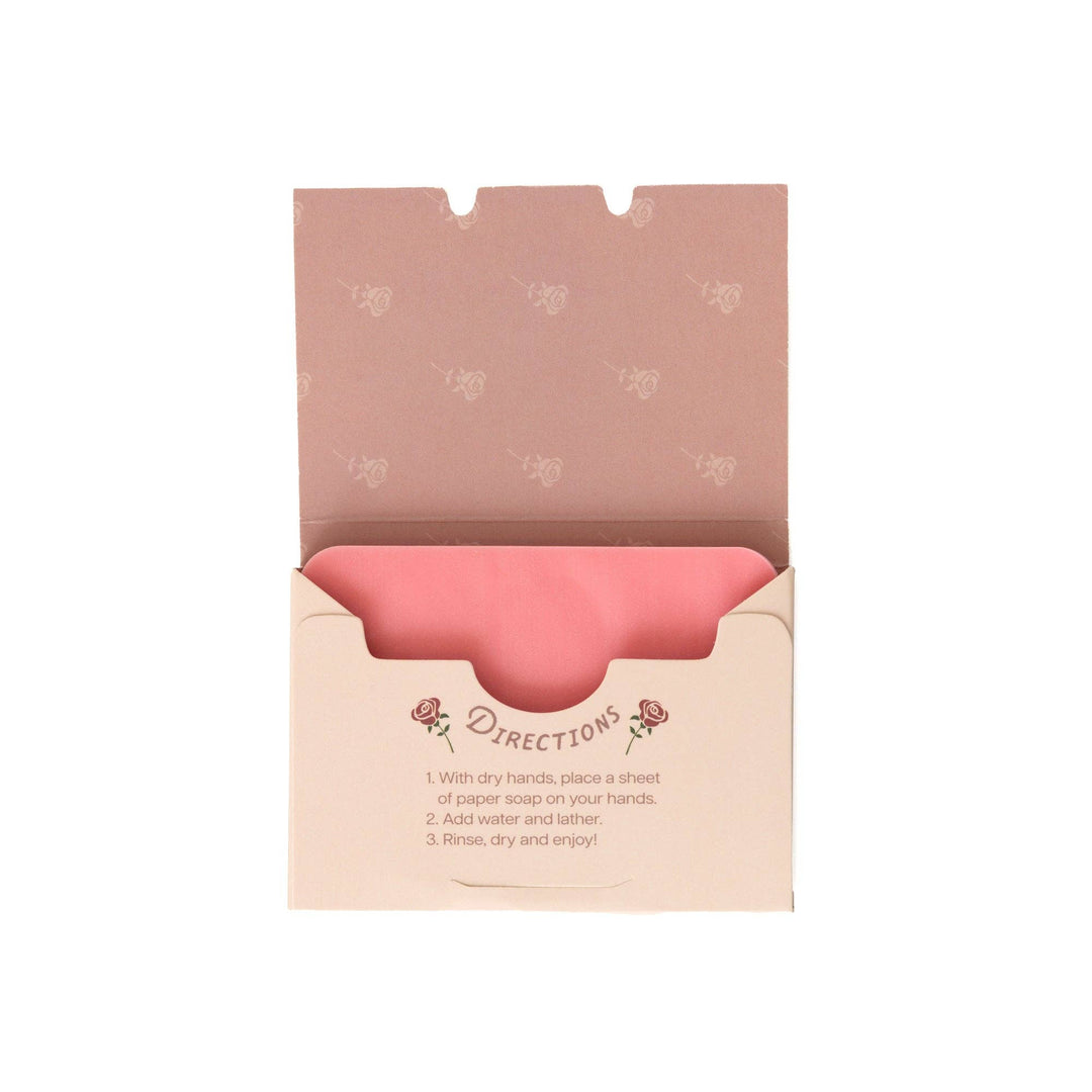 Rose Paper Soap Sheets - Merry Piglets123 Farm