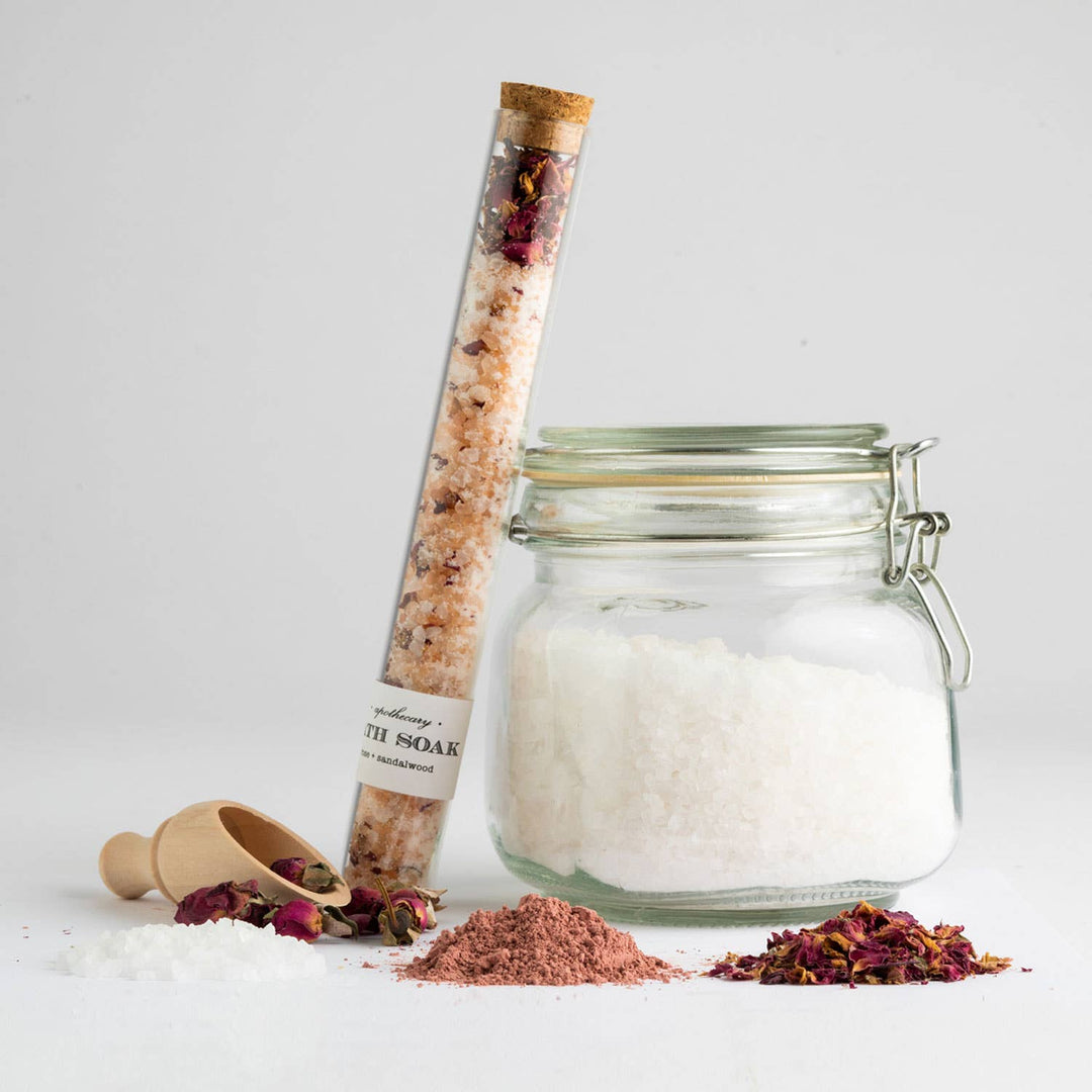Rose Sandalwood Bath Soak - Merry PigletsNectar Republic
