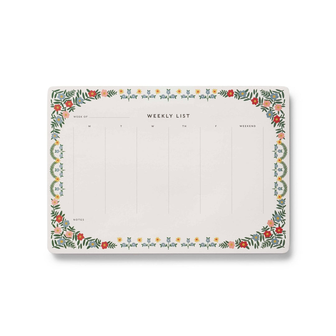 Rosette Weekly Desk Pad - Merry PigletsRifle Paper Co.