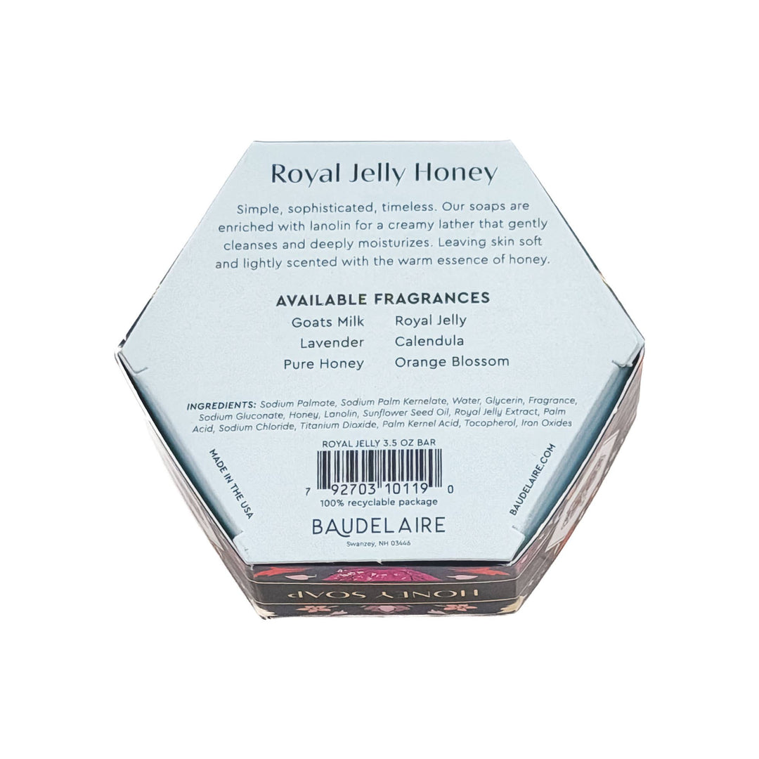 Royal Jelly Honey Soap - Merry PigletsBaudelaire