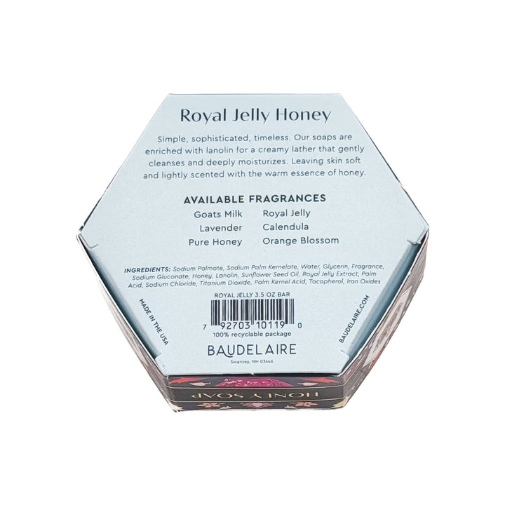 Royal Jelly Honey Soap - Merry PigletsBaudelaire