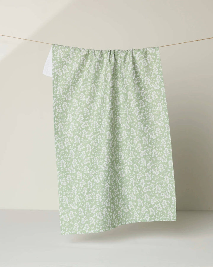 Sage Garden Tea Towel - Merry PigletsGeometry