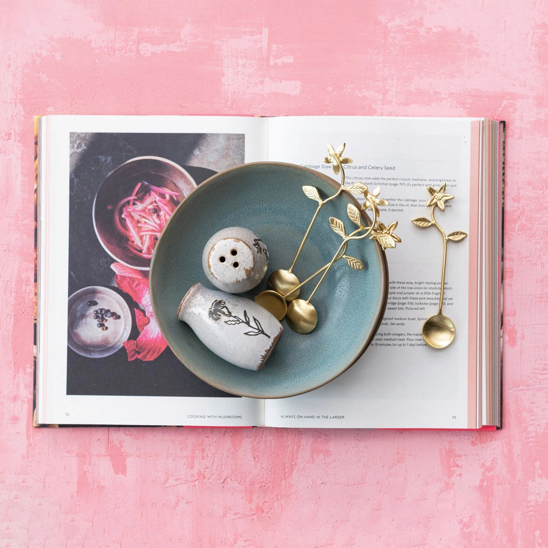 Salt + Pepper Shakers with Tray - Merry PigletsCreative Co - Op