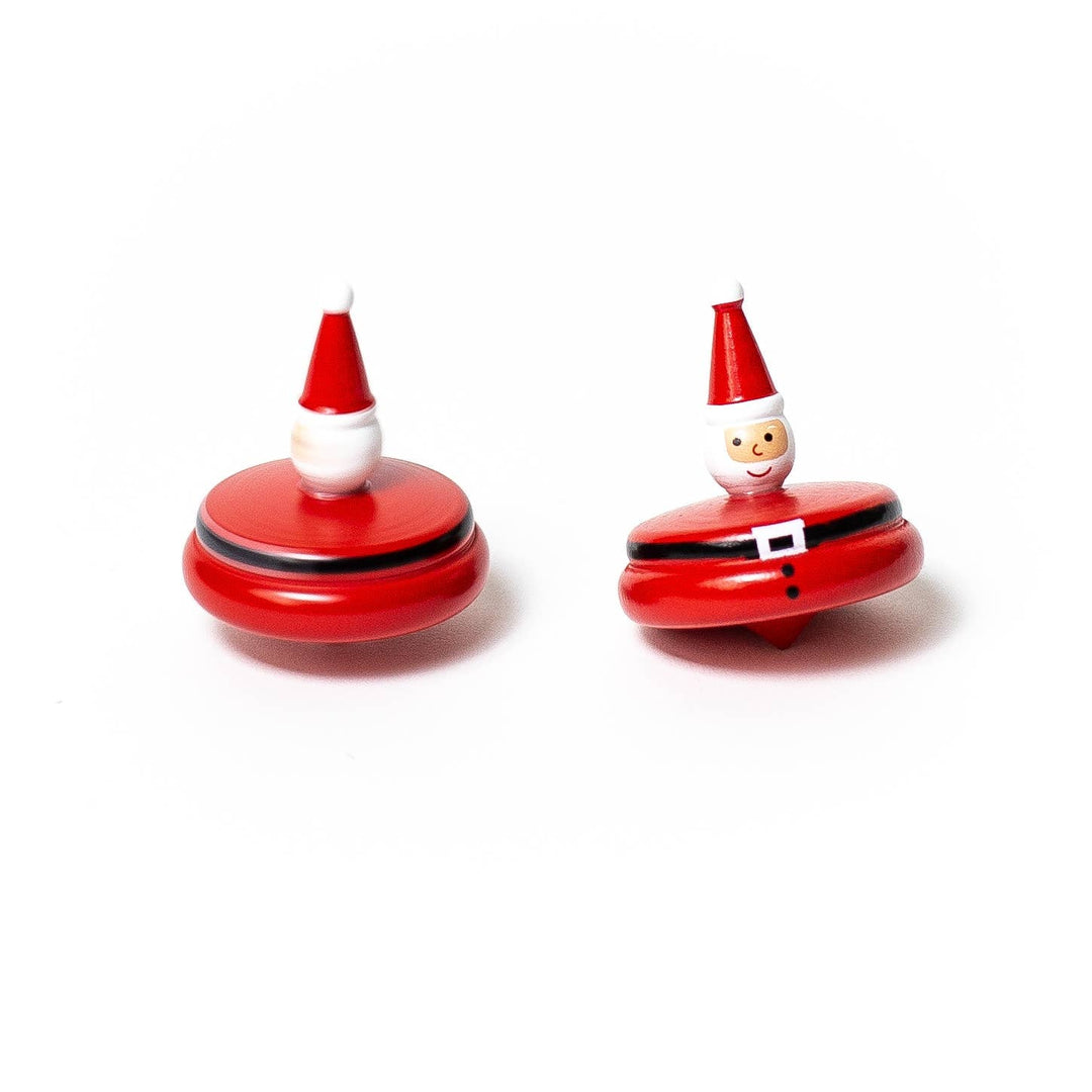 Santa Spinner Top - Merry PigletsJack Rabbit Creations