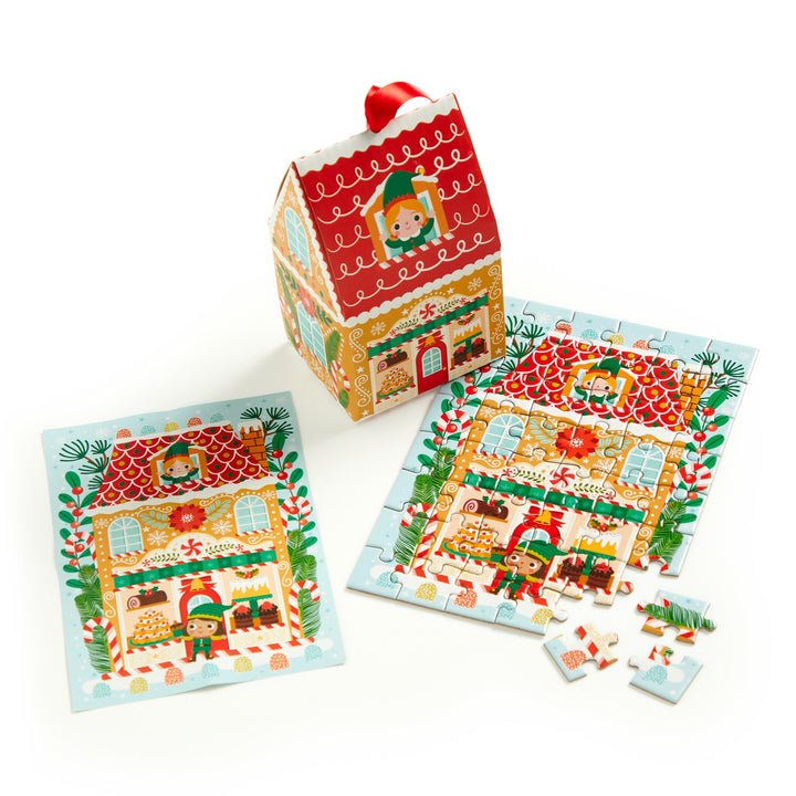 Santa's Bakery 48 Piece Mini Puzzle - Merry PigletsGalison