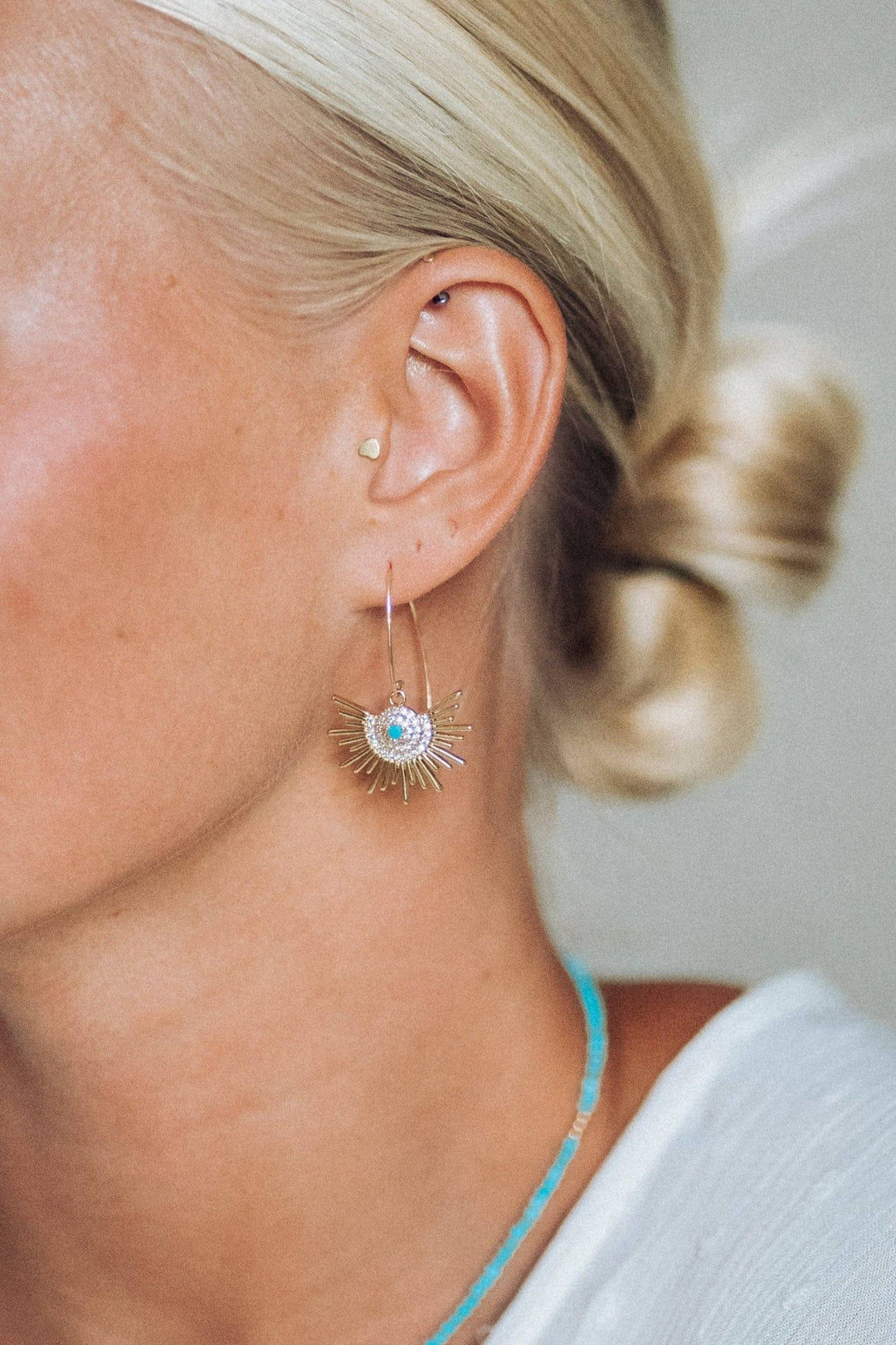Savannah Earrings - Merry PigletsReva Grey