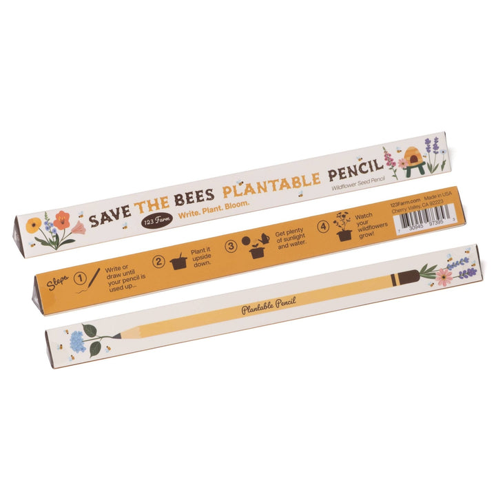 Save - The - Bees Plantable Pencil - Merry Piglets123 Farm
