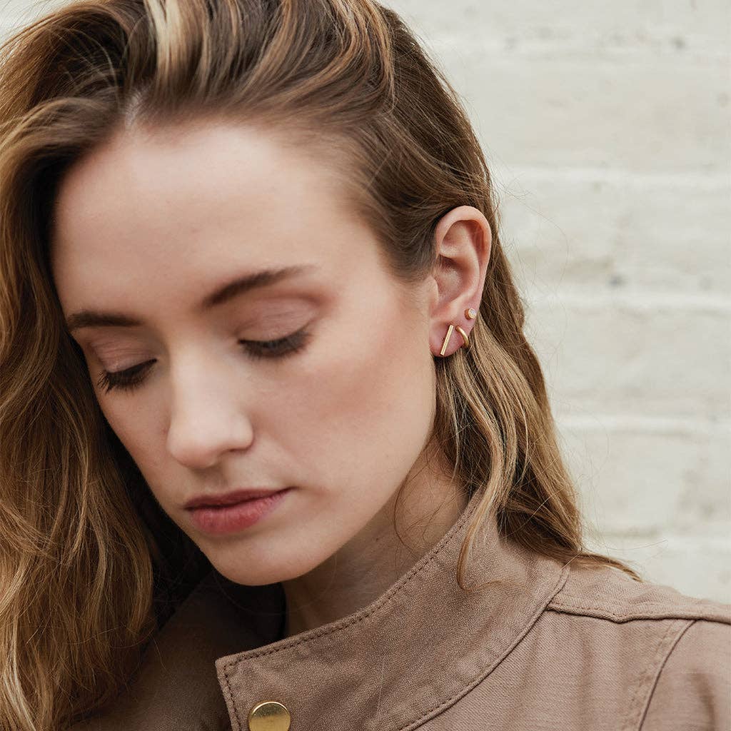 Scarlett Stud Earrings Trio - Gold - Merry PigletsScout Curated Wears