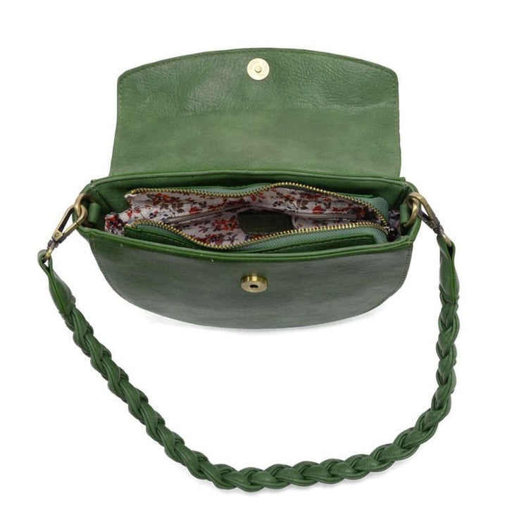 Sea Green Linda Crescent Crossbody Bag - Merry PigletsJoy Susan