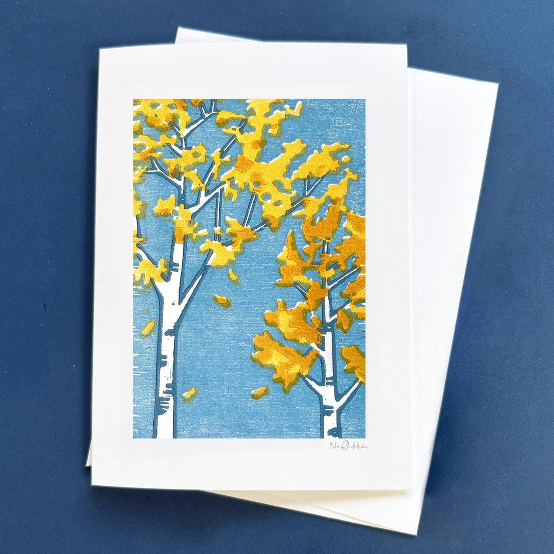 Season of Change Greeting Card - Merry PigletsNan Onkka Prints