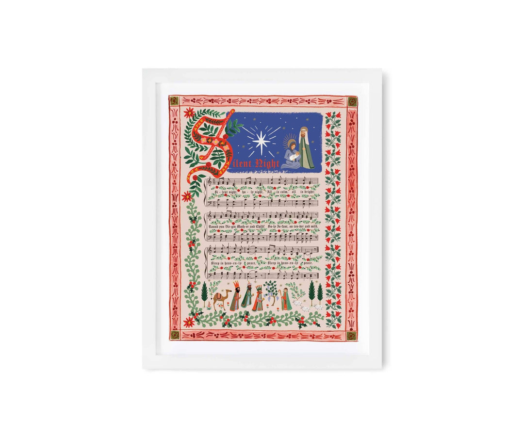 Silent Night Art Print - Merry PigletsRifle Paper Co.