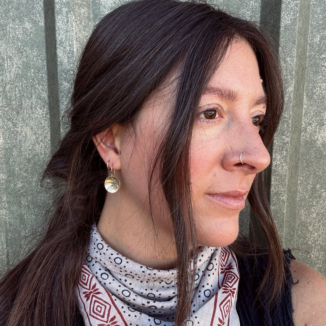 Silver Forest Cove Earrings - Merry PigletsFluff Hardware
