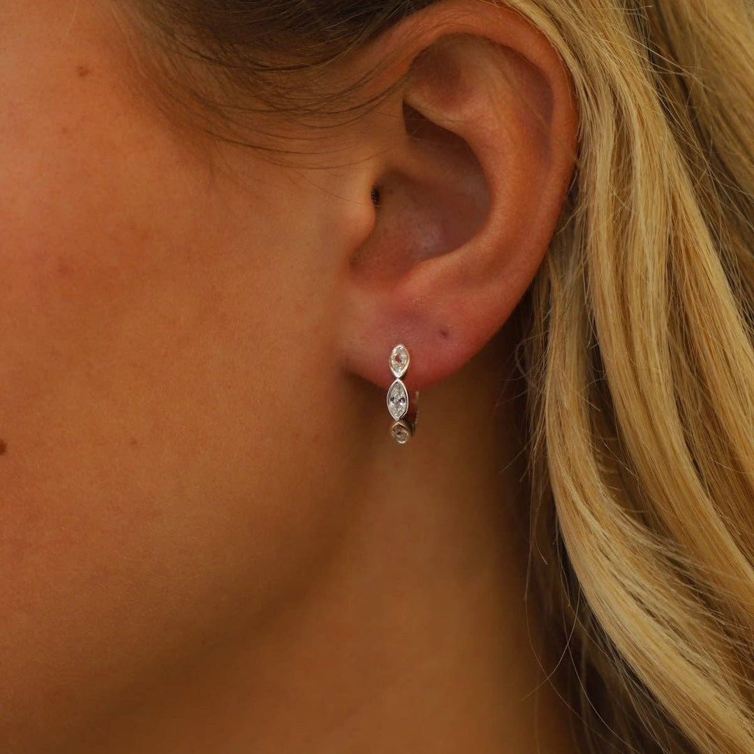 Silver Lace Textured Hoops - Merry PigletsKatie Waltman Jewelry