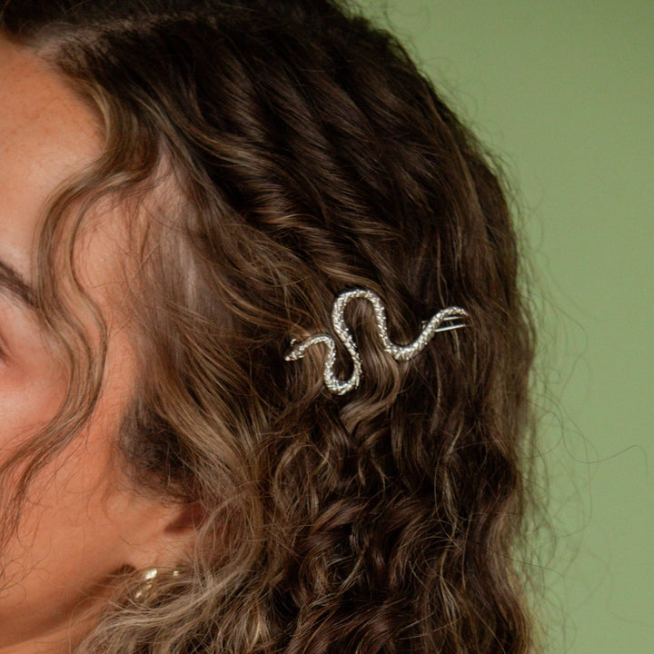 Silver Snake Clip - Merry PigletsShop Andi