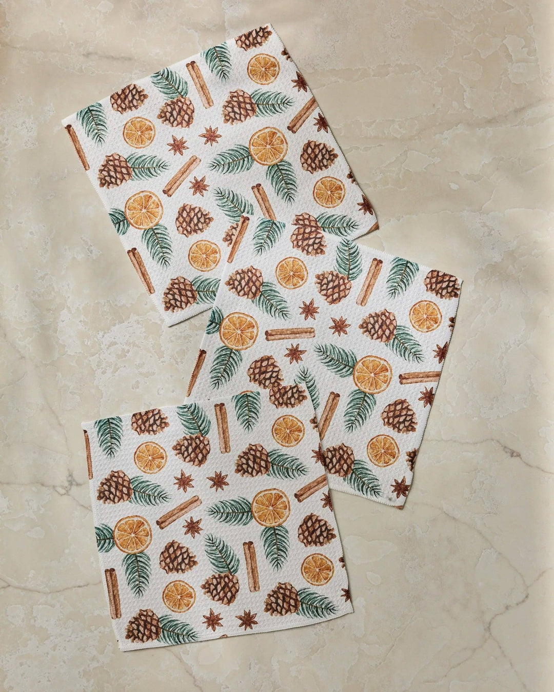 Simmer Pot Dishcloth Set - Merry PigletsGeometry