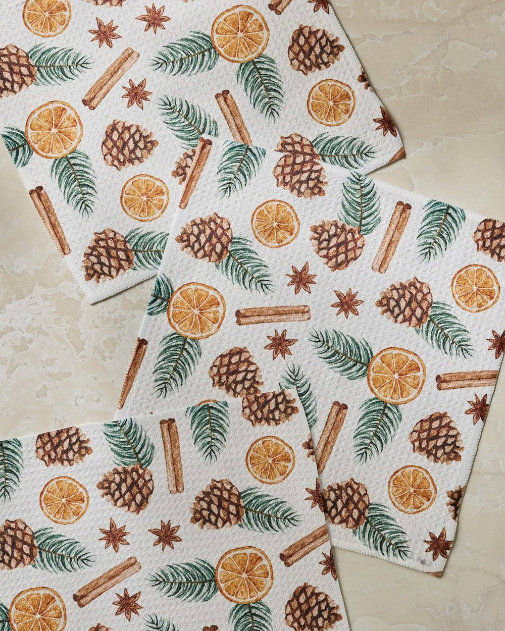 Simmer Pot Dishcloth Set - Merry PigletsGeometry