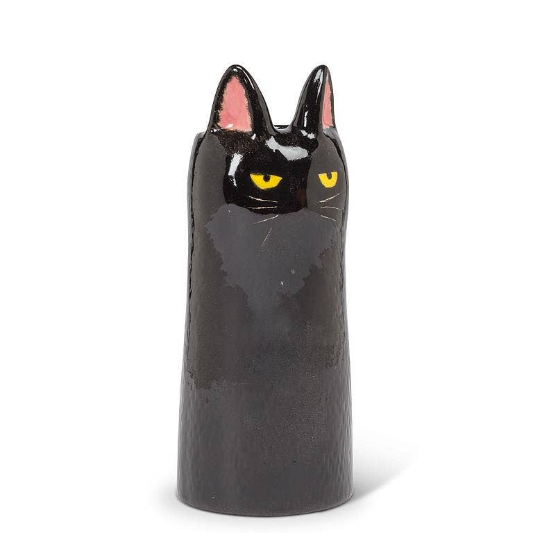 Skinny Cat Vase - Merry PigletsAbbott