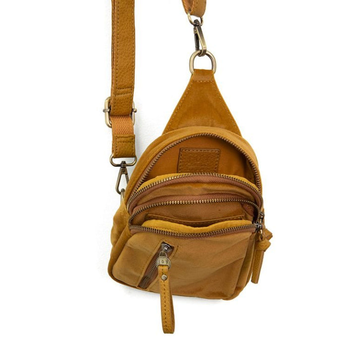 Skyler Sling Bag - Velvet Mustard - Merry PigletsJoy Susan