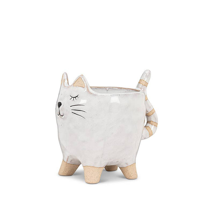 Small Cat Planter - Merry PigletsAbbott