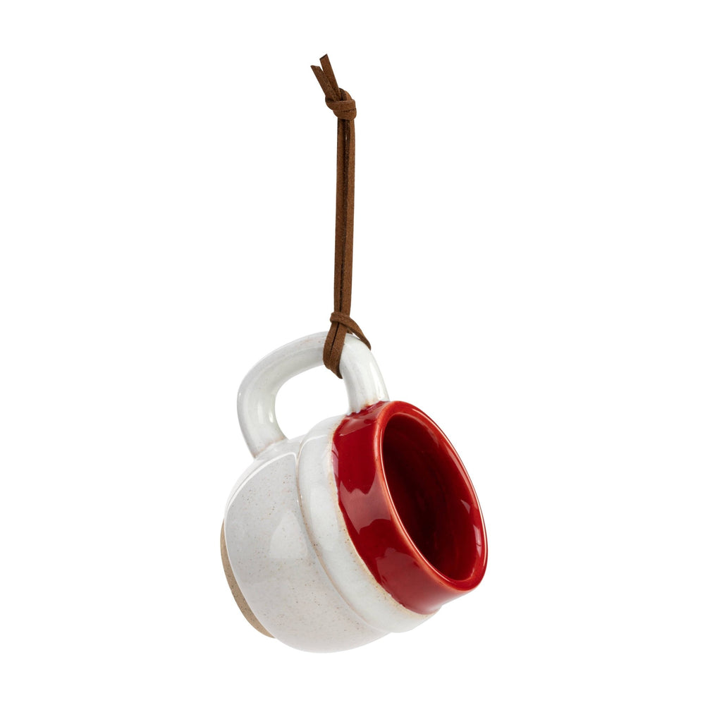 Snow Day Santa Coffee Pod Ornament - Merry PigletsDEMDACO