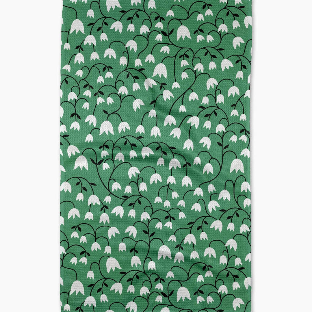 Snowdrop Tea Towel - Merry PigletsGeometry