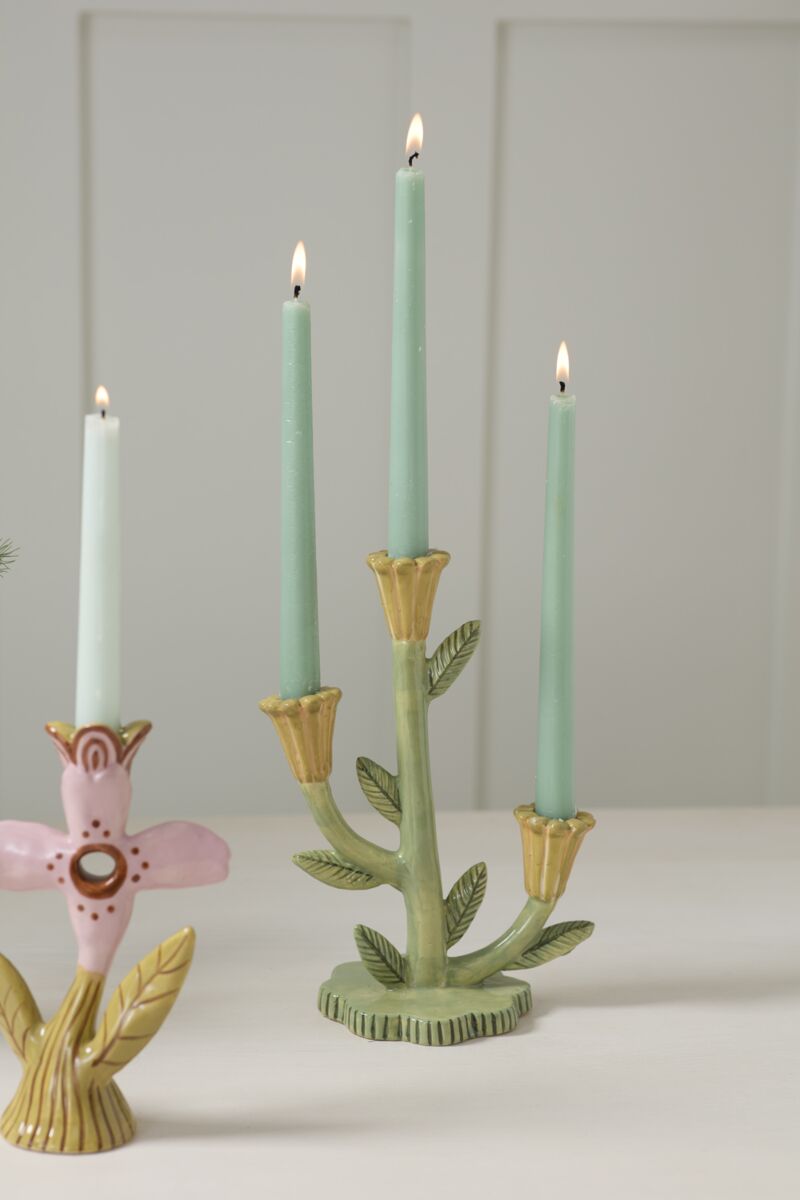 Soft Petal Candleholder - Merry PigletsAccent Decor