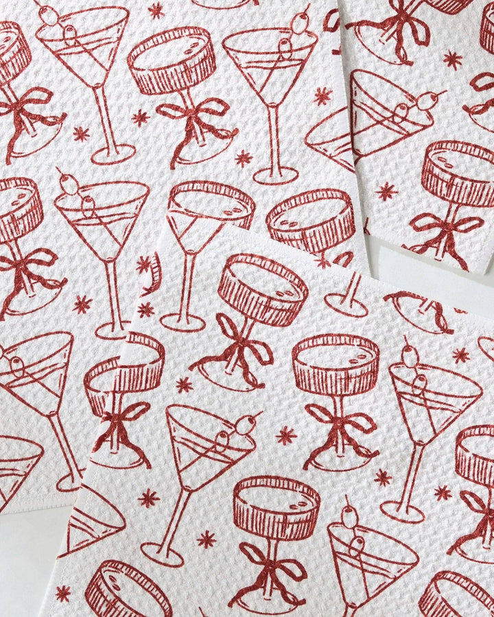 Soiree Dishcloth Set - Merry PigletsGeometry