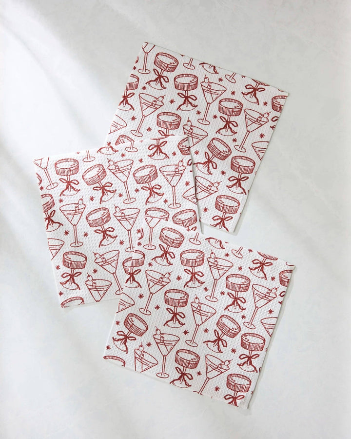 Soiree Dishcloth Set - Merry PigletsGeometry