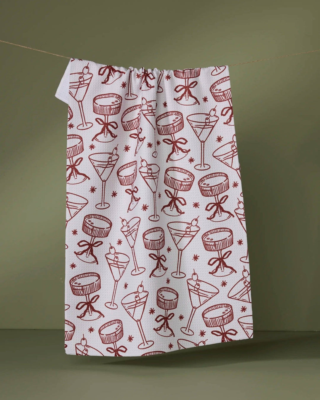 Soiree Tea Towel - Merry PigletsGeometry