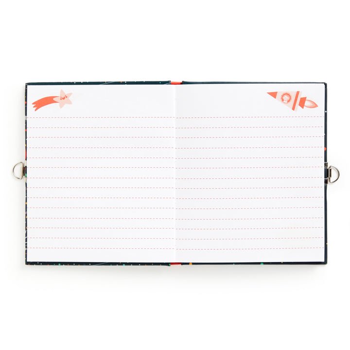 Solar System Locked Diary - Merry PigletsMudpuppy