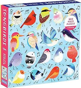 Songbirds 500 Piece Puzzle - Merry PigletsMudpuppy