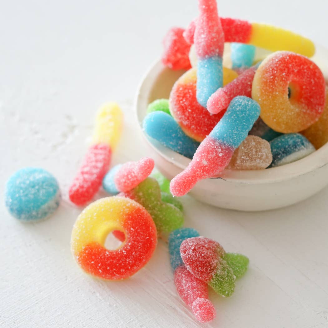Sour Mix Gummy Candies - Merry PigletsLa boîte à bonbons