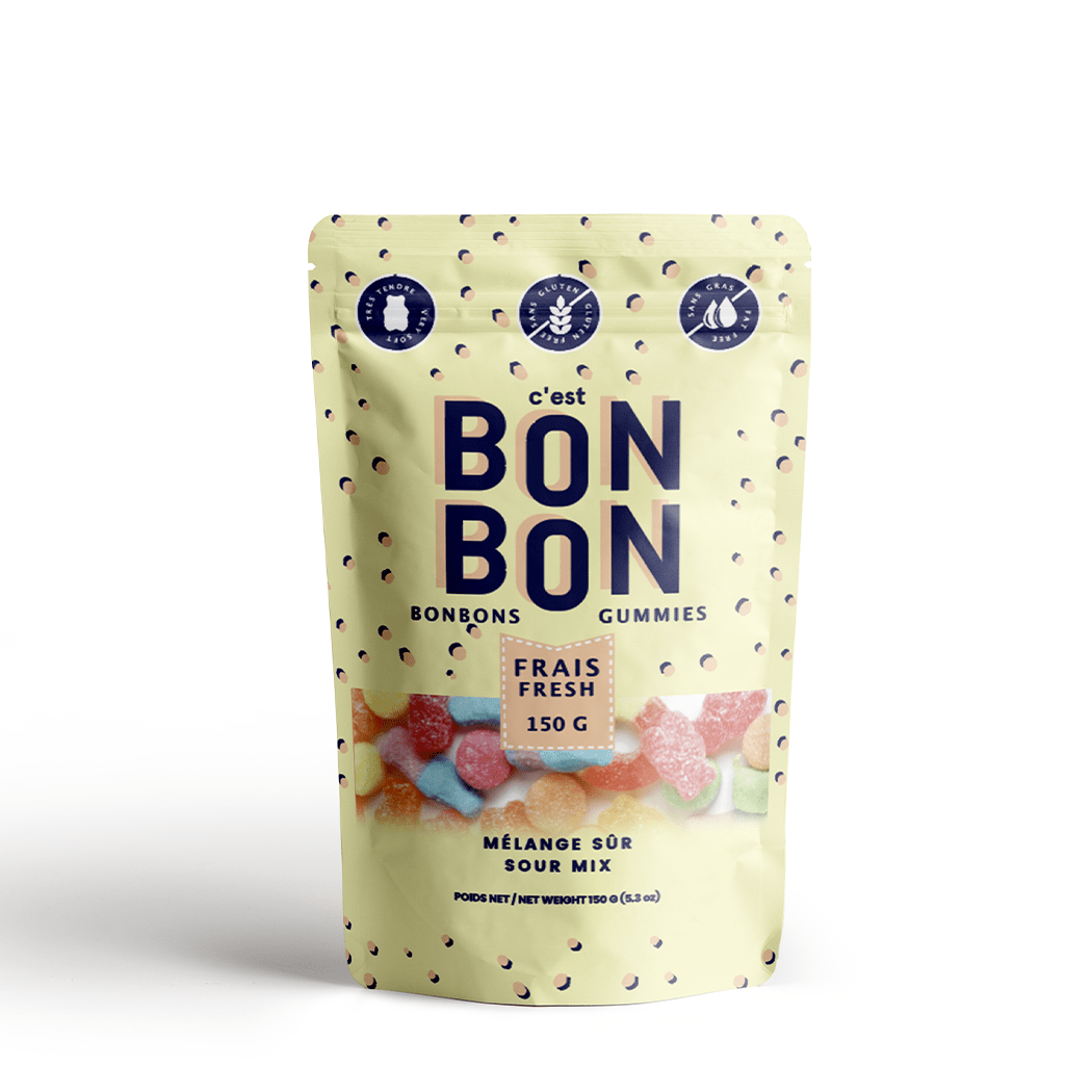 Sour Mix Gummy Candies - Merry PigletsLa boîte à bonbons