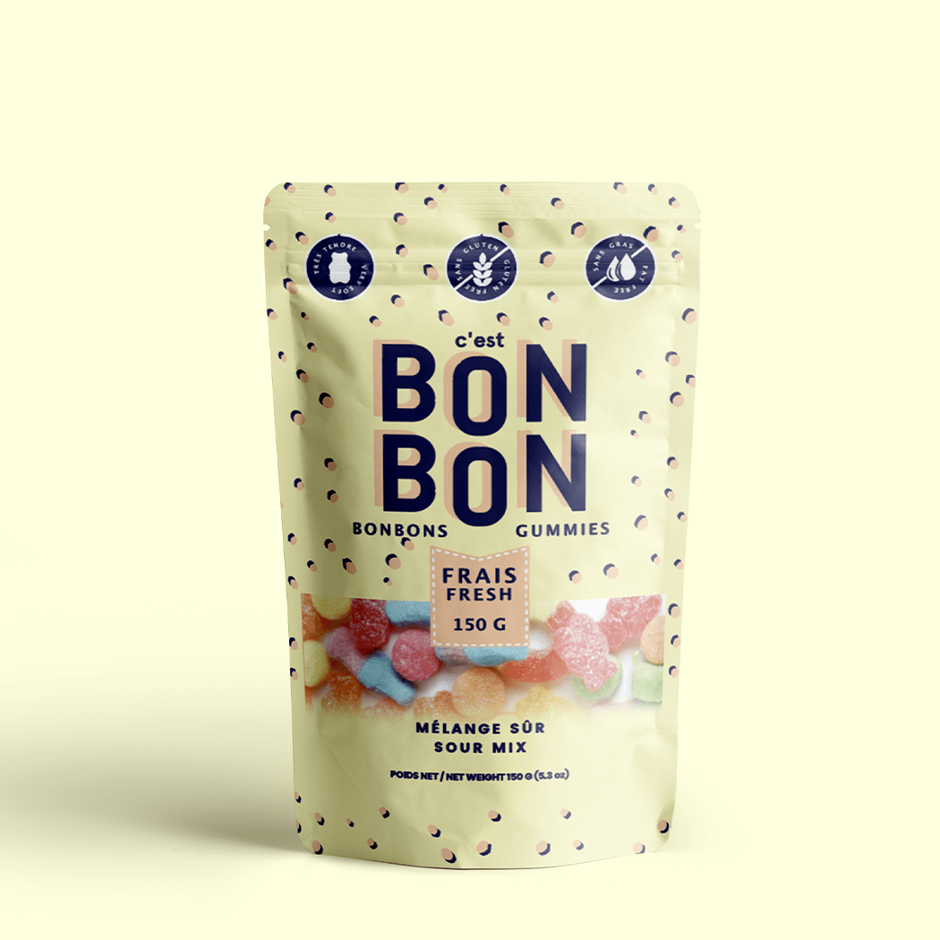 Sour Mix Gummy Candies - Merry PigletsLa boîte à bonbons