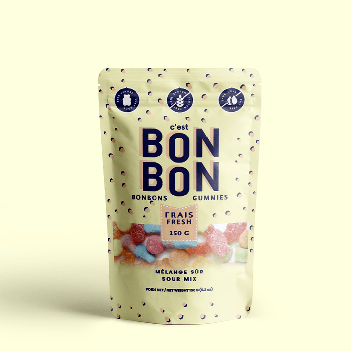 Sour Mix Gummy Candies - Merry PigletsLa boîte à bonbons