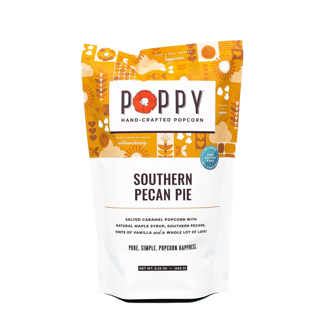 Southern Pecan Pie Popcorn - Merry PigletsPoppy Hand-Crafted Popcorn