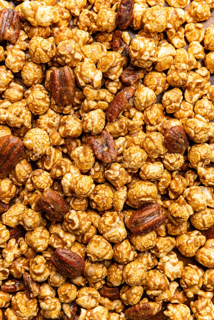 Southern Pecan Pie Popcorn - Merry PigletsPoppy Hand-Crafted Popcorn