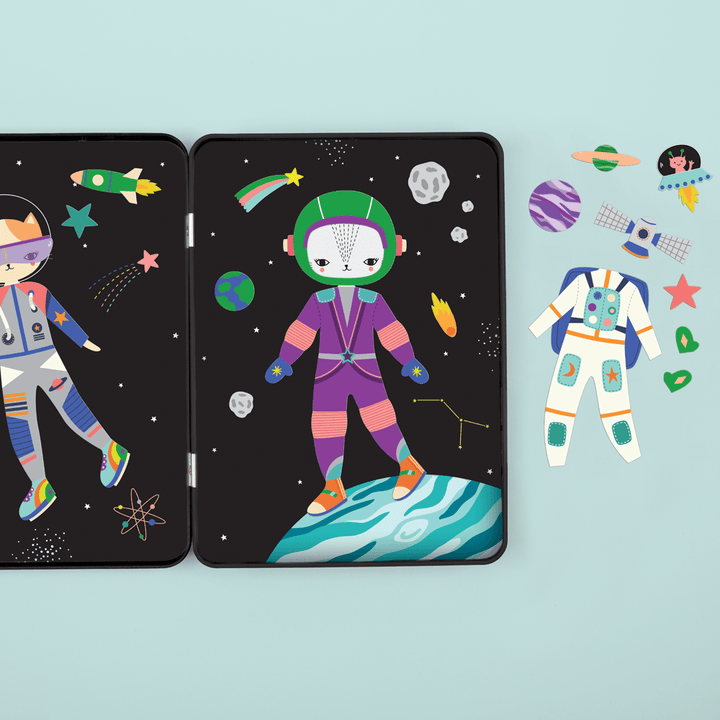 Space Cat Magnetic Dress-Up