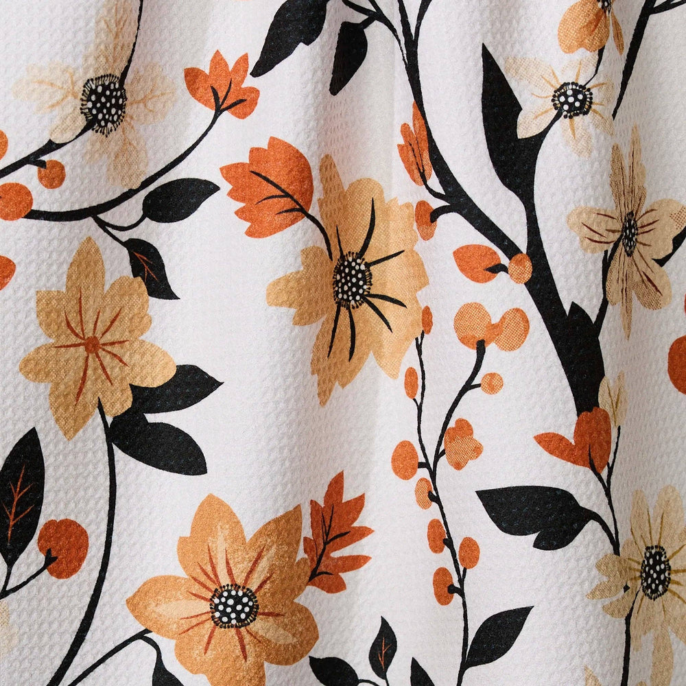 Spiced Florals Tea Towel - Merry PigletsGeometry