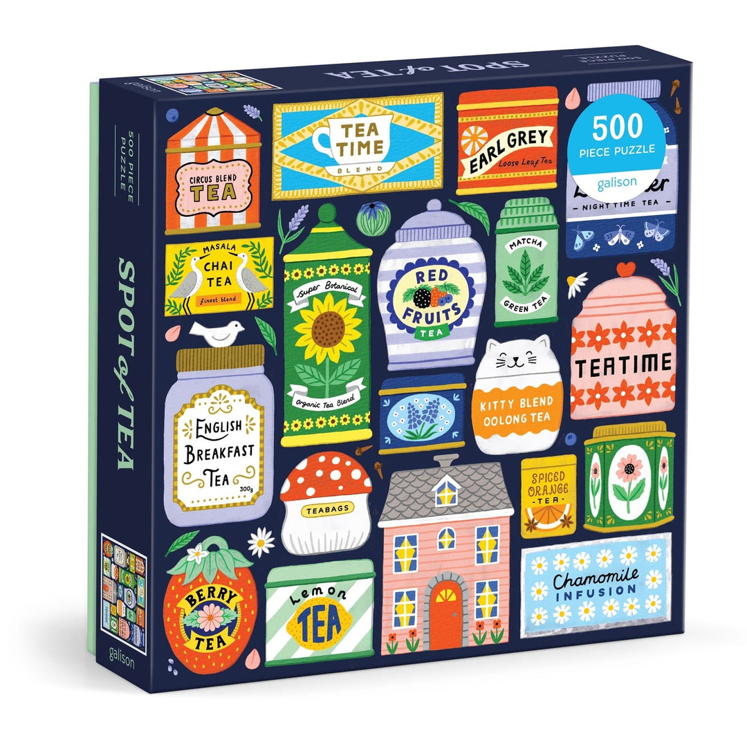 Spot of Tea 500 Piece Puzzle - Merry PigletsGalison