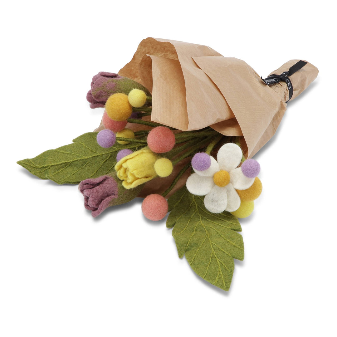 Spring Wool Flower Bouquet - Merry PigletsGry and Sif